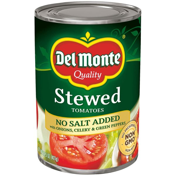 Del Monte Stewed Tomatoes, 14.5 Ounce (Pack of 12)