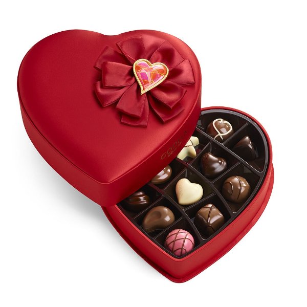 情人节心形巧克力14颗礼盒