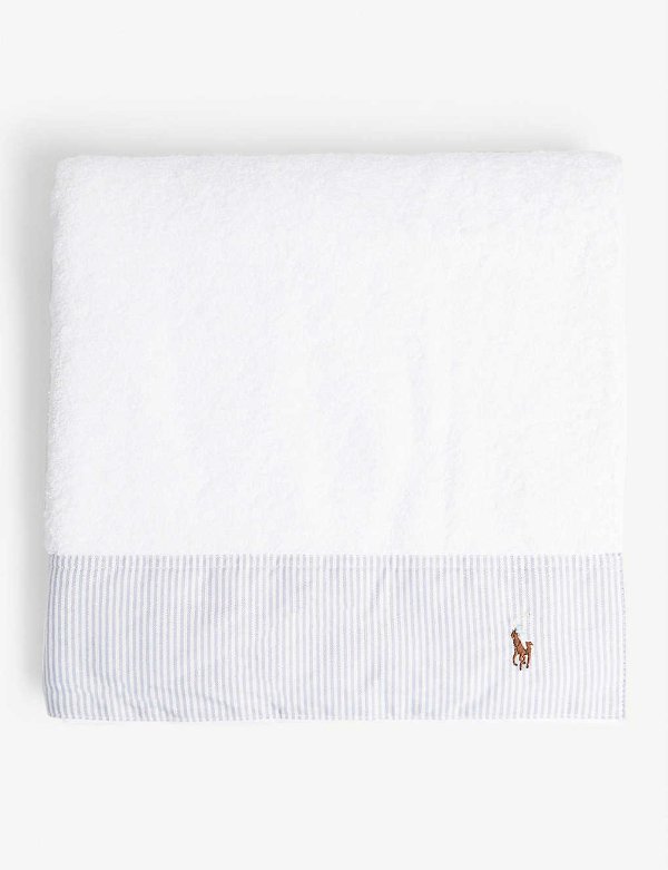  Oxford 条纹浴巾 70cm x 140cm