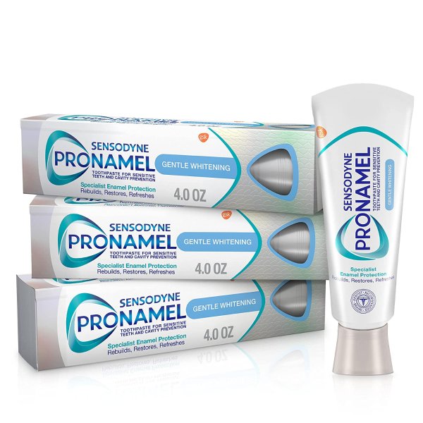 ProNamel 强化珐琅质美白牙膏 3支装