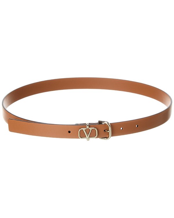 VLogo Leather Belt