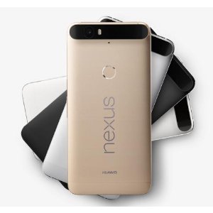 华为Google Nexus 6P 铝合金外壳无锁智能手机(金色)