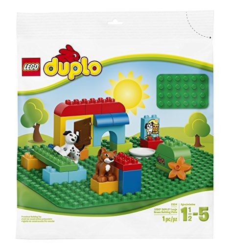 Amazon LEGO Duplo Creative Play Large Green Building Plate 2304 Building Kit (1 Piece)
