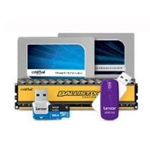 Select Crucial and Lexar Memory Products @ Amazon.com
