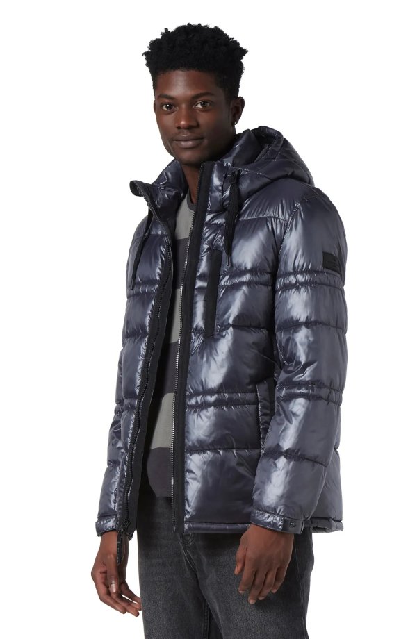 Gotham Water Resistant Mid Length Puffer Jacket