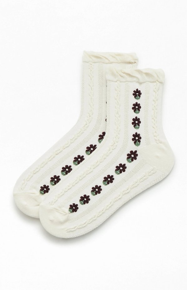 Daisy Textured Socks