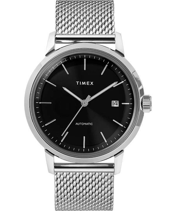 Marlin® Automatic 40mm Stainless Steel Mesh Band Watch - Timex US