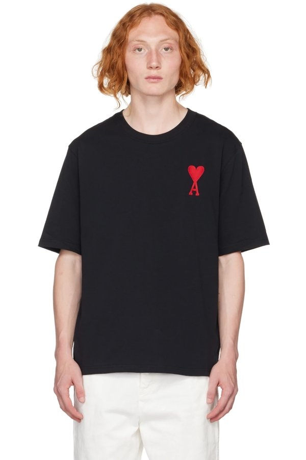 SSENSE Exclusive Black Ami de Coeur T-Shirt