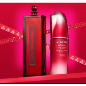 Shiseido 全场美妆热卖 收红色蜜露、时光琉璃眼霜套装