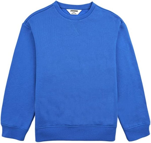 Kids' Soft Brushed Fleece Pullover Long Sleeve Crewneck Sweatshirt for Boys or Girls(3-12Years)