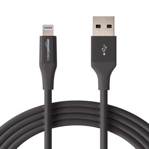 AmazonBasics Lightning to USB A Cable with Lightning Connector, 10 Foot