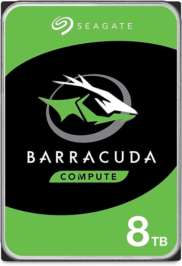 ST8000DM008 BarraCuda 8TB Internal Hard Drive HDD – 3.5 Inch Sata 6 Gb/s 5400 RPM 256MB Cache for Computer Desktop PC – Frustration Free Packaging (ST8000DM004)