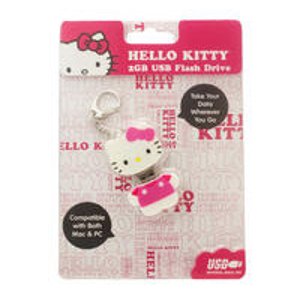 Hello Kitty Playful 2GB USB 闪存盘, PC及Mac兼容