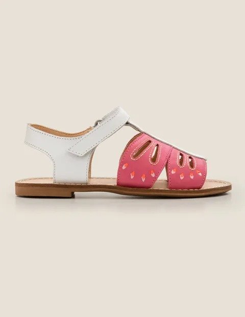Beach Sandals - Bright Camelia Pink Butterfly | Boden US