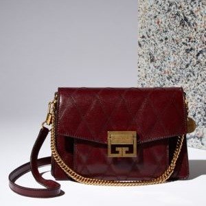 - Small GV3 Quilted Leather Shoulder Bag