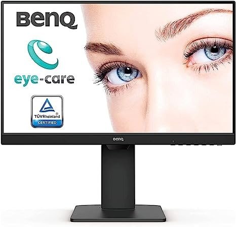 GW2485TC Office Monitor 24" 1080p | Coding Mode | IPS | Eye-Care Tech | Adaptive Brightness | Height and Tilt screen | Speakers | Noice-Cancelling Mic | Daisy Chain | DisplayPort | HDMI | USB-C