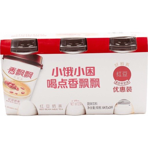 Xiang Piao Piao Red Bean Milk Tea 3Cup