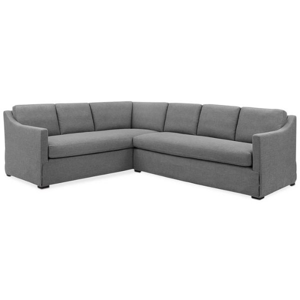 Classic Living 2-Pc. Fabric Sectional