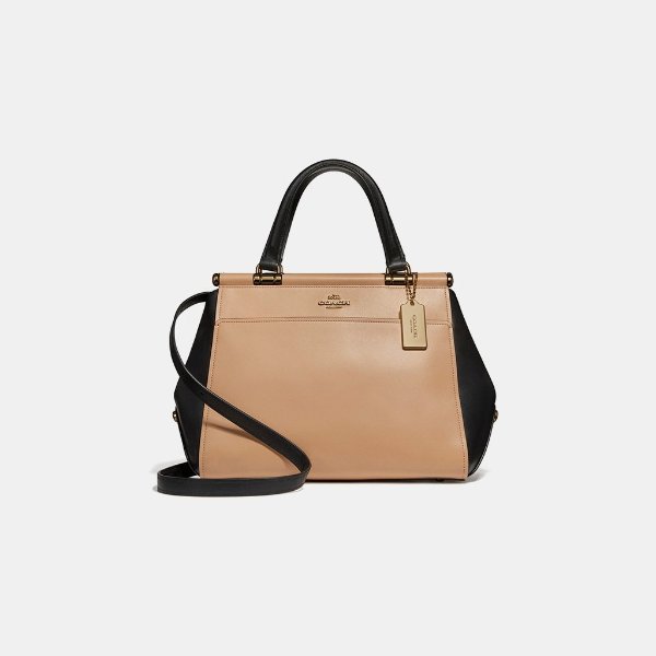 Colorblock Leather Grace Bag