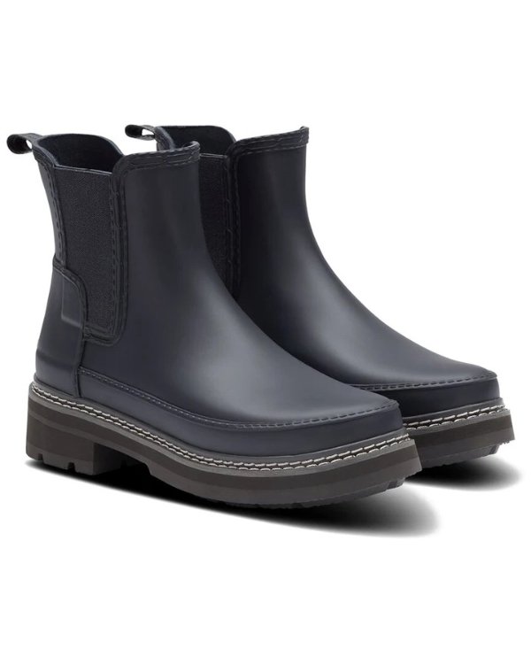 Hunter Refined Stitch Detail Chelsea Boot