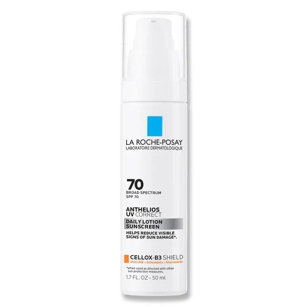 Anthelios UV Correct Daily Face Sunscreen With Niacinamide SPF 70