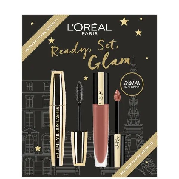 Ready, Set, Glam Mascara and Lipstick Duo Gift Set