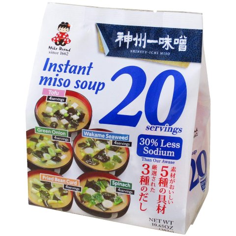 Miko Brand 减钠款即食味增汤 20份 10.65oz