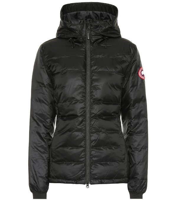 Camp hooded down jacket