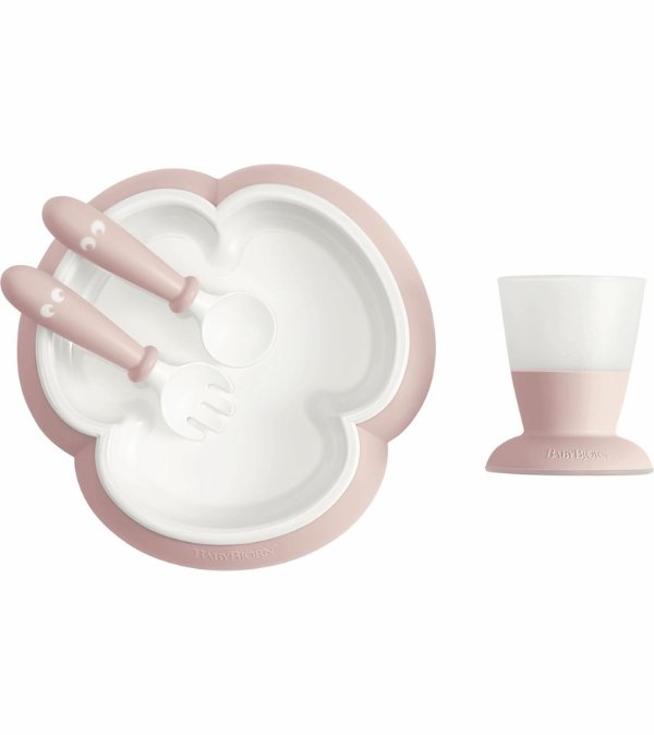 Baby Feeding Set, Powder Pink
