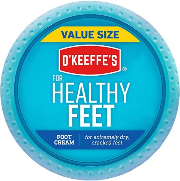 'Keeffe's Healthy Feet Ft Cream, 6.4z Jar