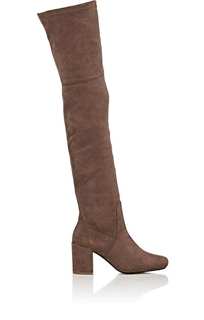 Faux-Suede Over-The-Knee Boots Faux-Suede Over-The-Knee Boots