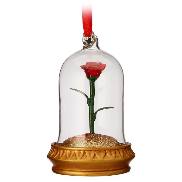 Enchanted Rose Light-Up Sketchbook Ornament - Beauty and the Beast | shopDisney
