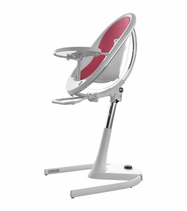 Moon 2G High Chair - White/Fuschia