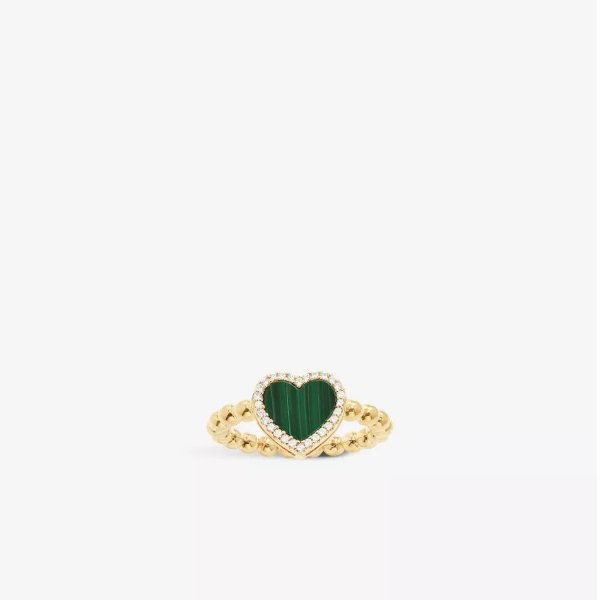 绿色贝母戒指