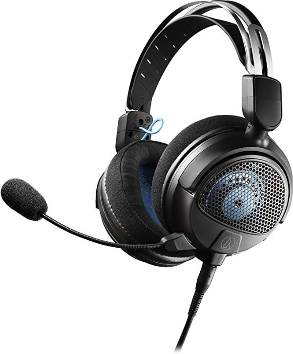 -Technica ATH-GDL3BK Open-Back Gaming Headset, Black