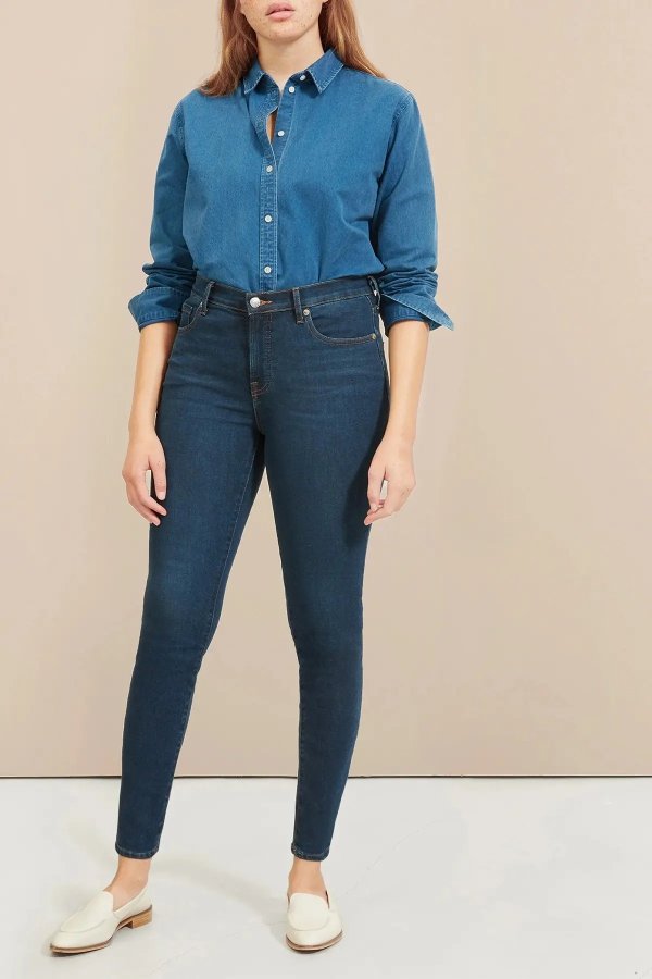 The Authentic Stretch Mid-Rise Skinny Jeans