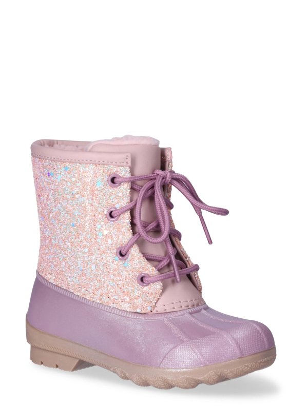 Toddler Girls Glitter Duck Boots