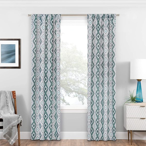 ECLIPSE Room Darkening Curtains for Bedroom - Morrow 37" x 95"