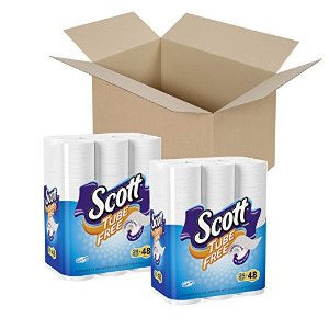 Scott Tube-Free Toilet Paper, 48 Count