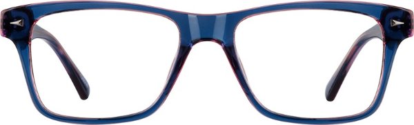 蓝色框架眼镜