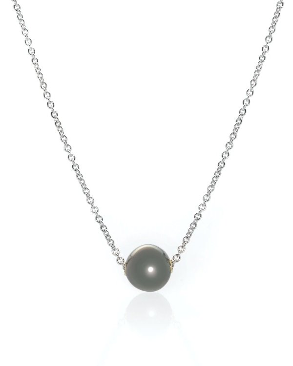mikimoto 18k白金黑珍珠项链 5802324 5265.00 - 北美省钱快报