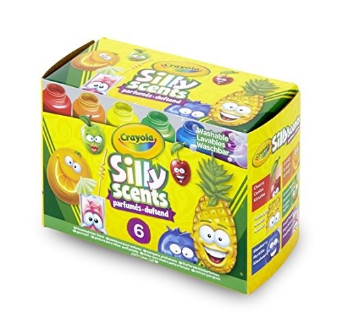 Silly Scents, Washable Kids Paint, Scented Paint, 6Count