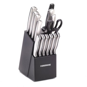 Farberware 15-Piece Stamped Stainless-Steel Cutlery Set