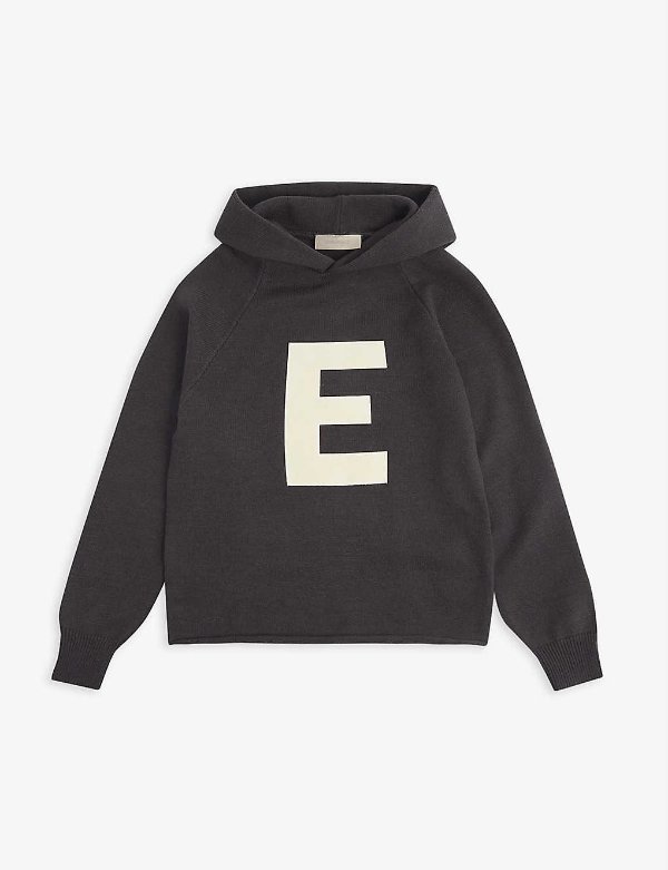 Kidsgraphic-print woven hoody