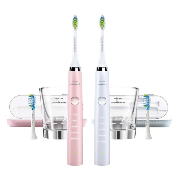 Philips Sonicare DiamondClean Rechargeable Toothbrush, 2-pack