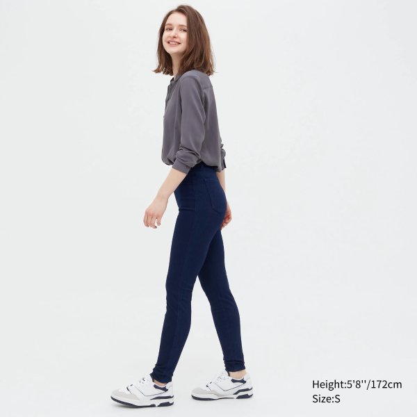 UNIQLO HEATTECH Ultra Stretch High-Rise Leggings Pants (Tall