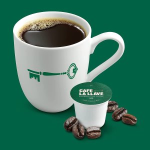 Café La Llave Espresso Coffee Pods - 24 Count - Recyclable Single-Serve Coffee Pods, Compatible with your K- Cup Keurig Coffee Maker (Including 2.0)