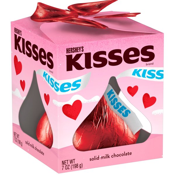 Kisses, Valentine's Giant Milk Chocolate Candy, 7 Oz