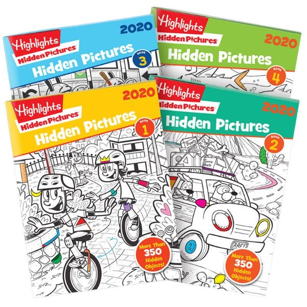 Hidden Pictures 2020 4-Book Set