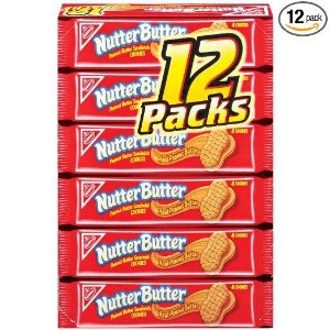 Nabisco Nutter Butter Cookies, Pack of 12, 22.8 oz